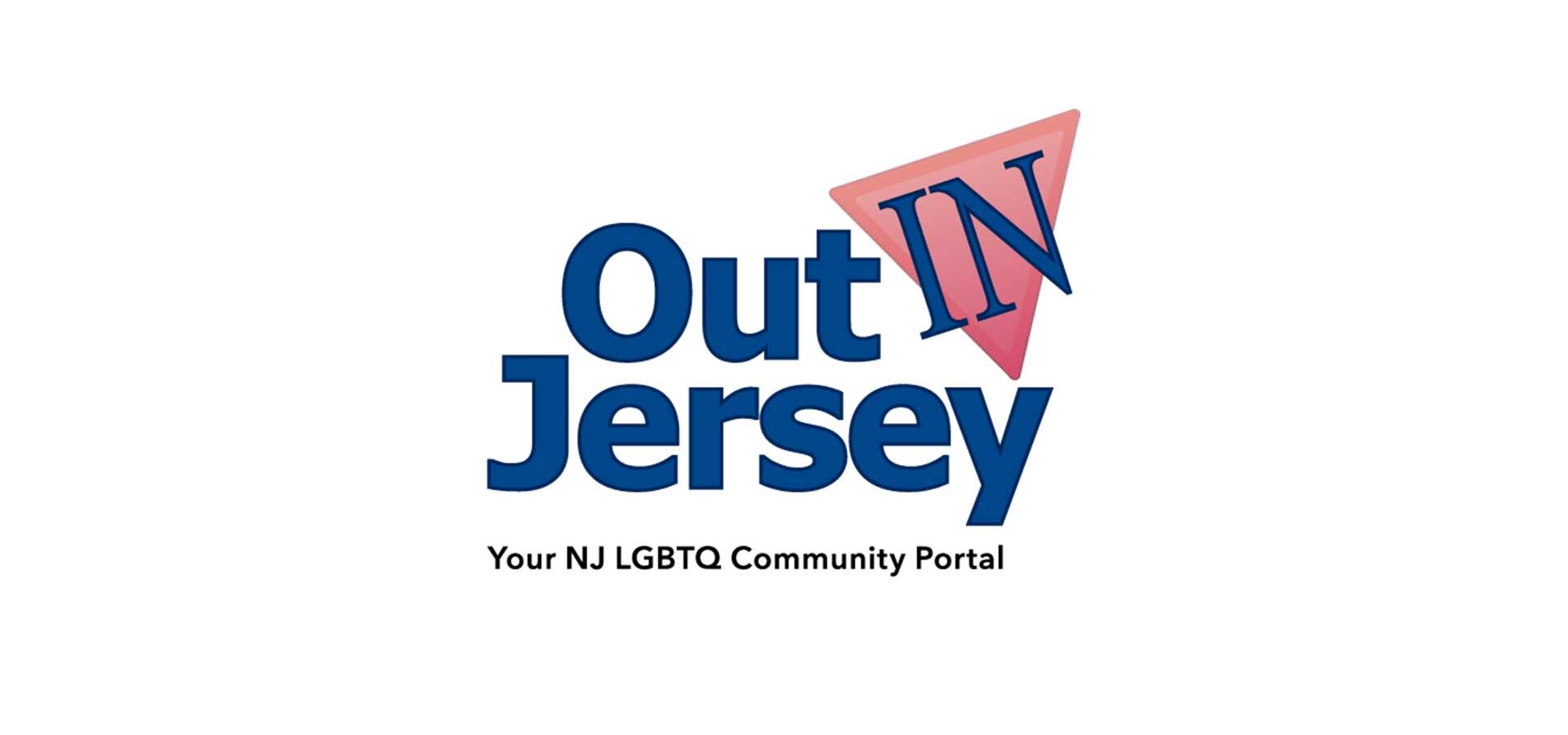 Out in Jersey. Your NJ LGBTQ Community Portal. Logo.