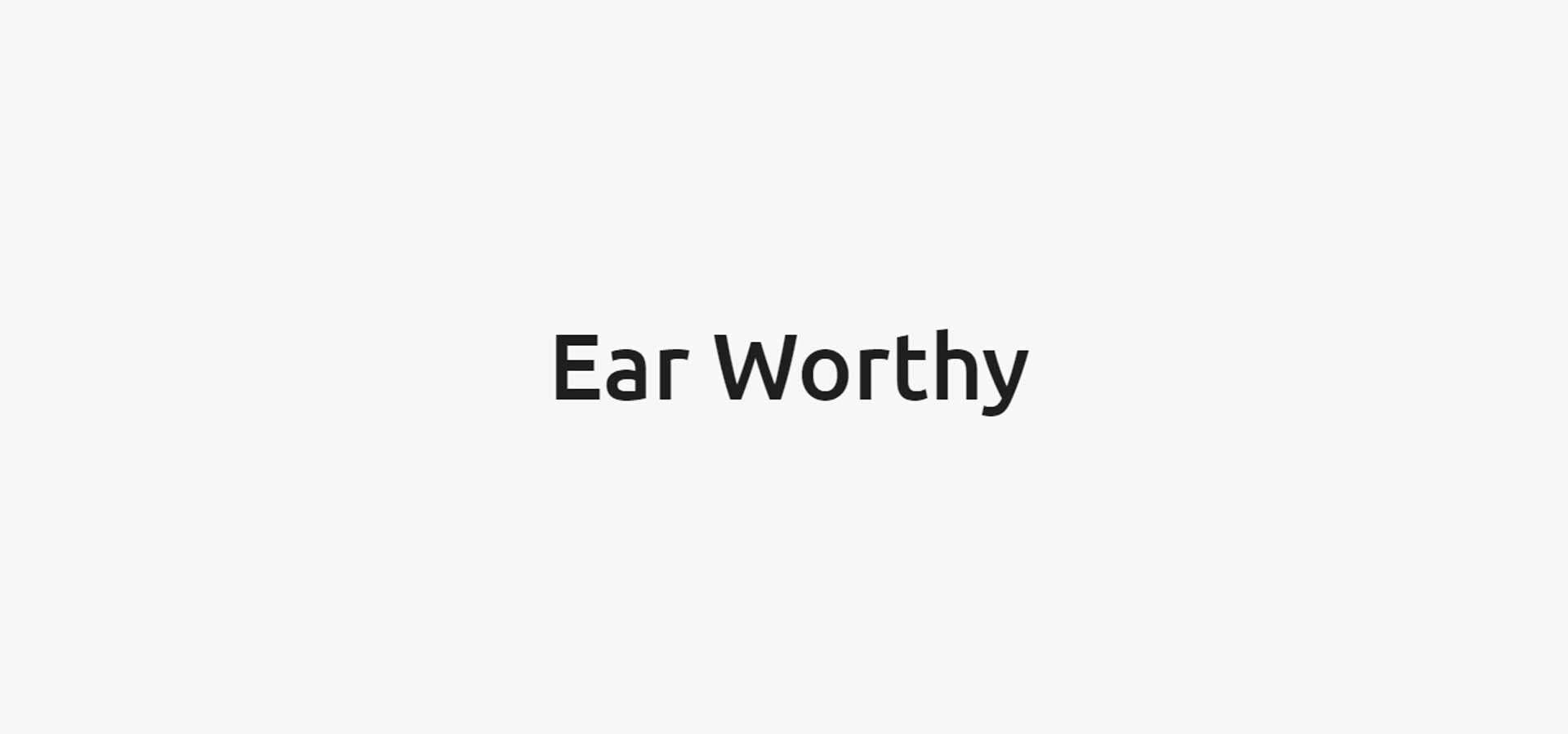 Ear Worthy logo